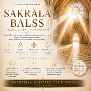 "Sakrālā Balss" kurss (sastāv no 3 daļām)
